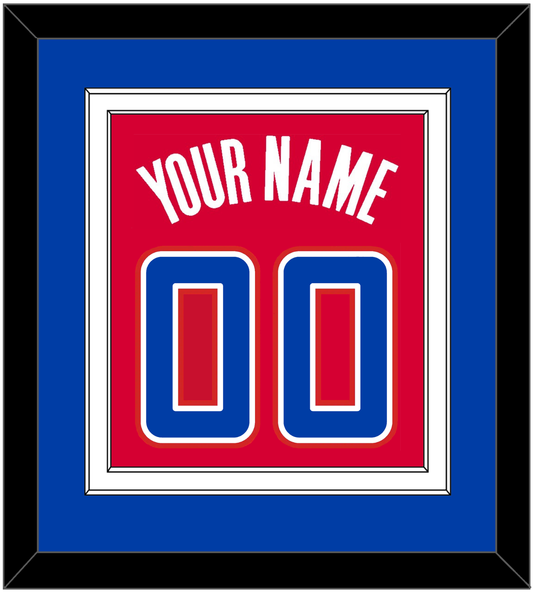 Los Angeles Name & Number - Road Red (2013-2015) - Signature Tier 3