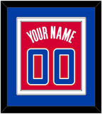 Los Angeles Name & Number - Road Red (2013-2015) - Double Mat 3