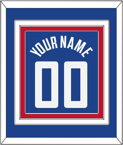 Los Angeles Name & Number - Blue Icon (2017-2024) - Premier Tier 2
