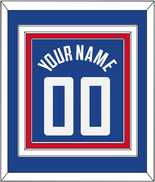 Los Angeles Name & Number - Blue Icon (2017-2024) - Premier Tier 2