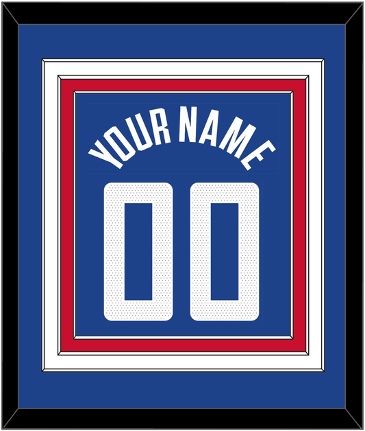 Los Angeles Name & Number - Blue Icon (2017-2024) - Premier Tier 2