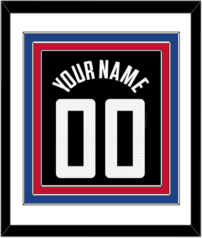 Los Angeles Name & Number - Black Statement (2017-2022) - Premier Tier 1