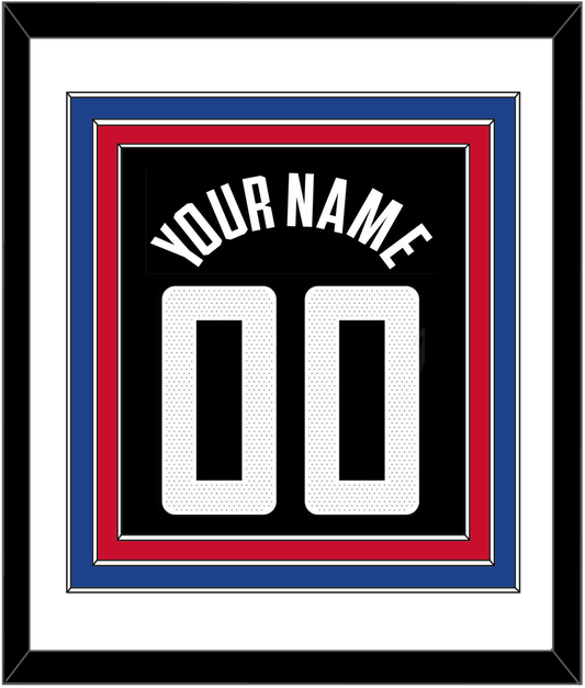 Los Angeles Name & Number - Black Statement (2017-2022) - Premier Tier 1