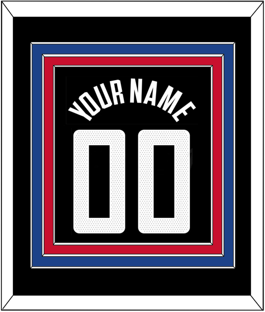 Los Angeles Name & Number - Black Statement (2017-2022) - Premier Tier 2