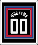 Los Angeles Name & Number - Black Statement (2017-2022) - Triple Mat 2