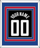 Los Angeles Name & Number - Black Statement (2017-2022) - Triple Mat 3