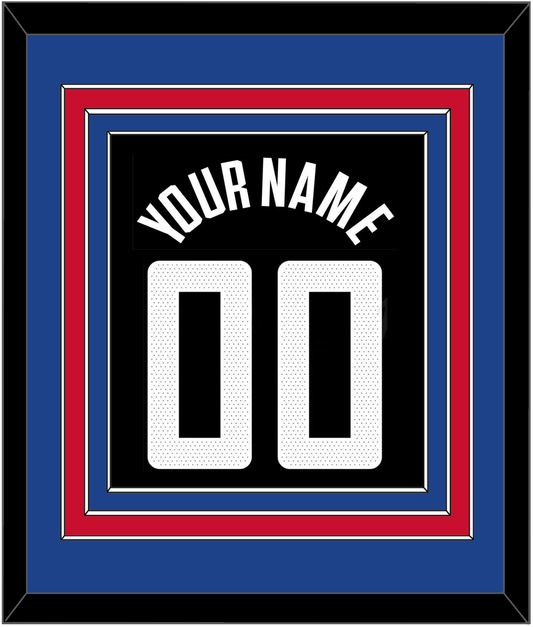 Los Angeles Name & Number - Black Statement (2017-2022) - Premier Tier 3