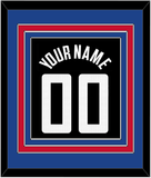 Los Angeles Name & Number - Black Statement (2017-2022) - Triple Mat 3