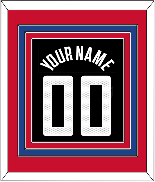 Los Angeles Name & Number - Black Statement (2017-2022) - Premier Tier 4