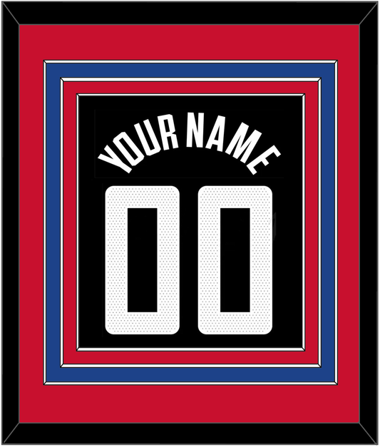 Los Angeles Name & Number - Black Statement (2017-2022) - Premier Tier 4