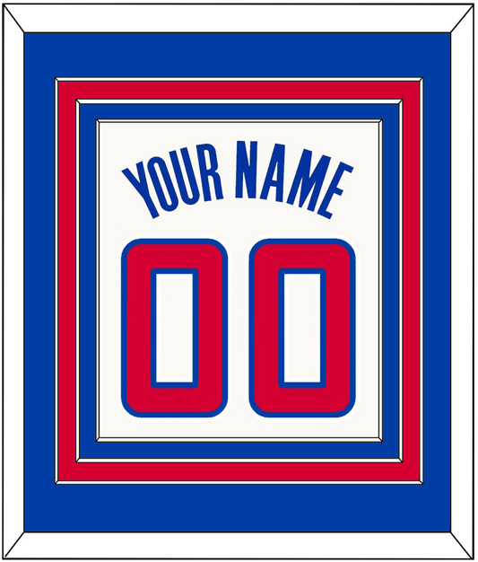 Los Angeles Name & Number - Home White (2013-2015) - Premier Tier 3