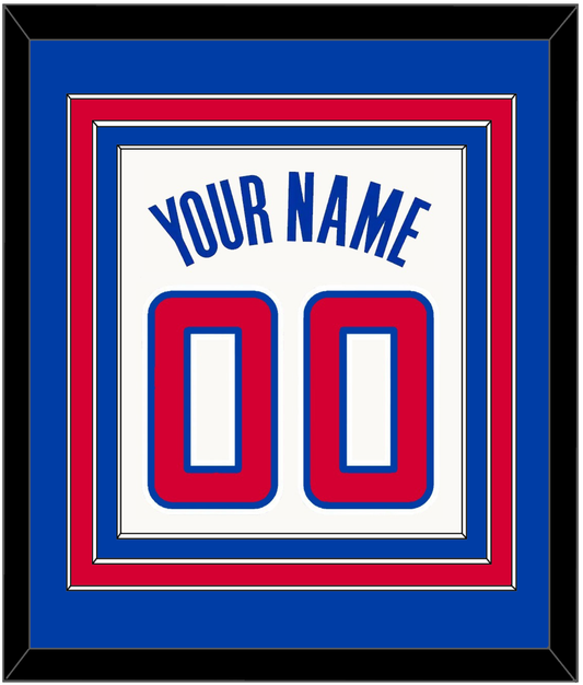 Los Angeles Name & Number - Home White (2013-2015) - Premier Tier 3