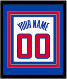 Los Angeles Name & Number - Home White (2013-2015) - Triple Mat 3