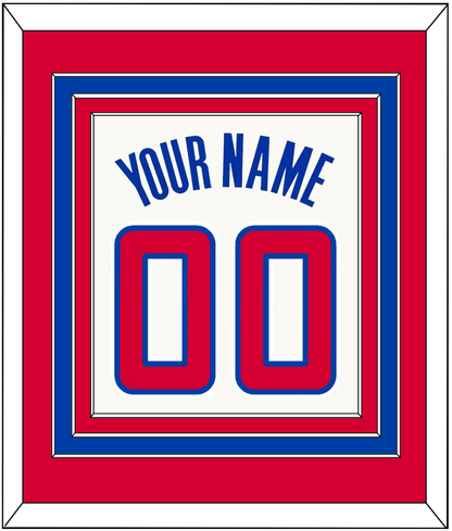 Los Angeles Name & Number - Home White (2013-2015) - Premier Tier 3