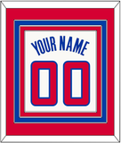 Los Angeles Name & Number - Home White (2013-2015) - Triple Mat 3