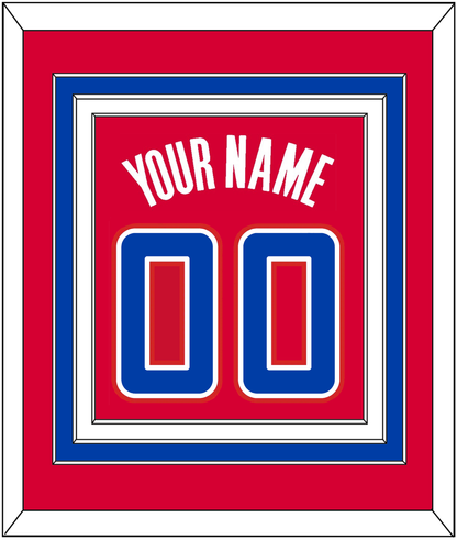 Los Angeles Name & Number - Road Red (2013-2015) - Premier Tier 2