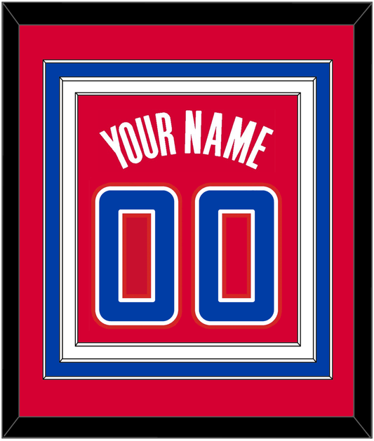 Los Angeles Name & Number - Road Red (2013-2015) - Premier Tier 2
