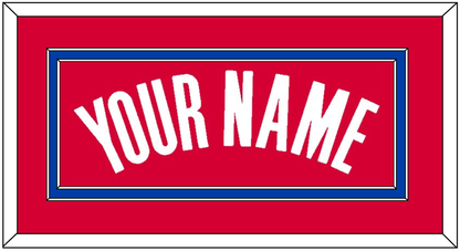 Los Angeles Name - Road Red (2013-2015) - Signature Tier 2