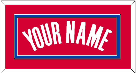 Los Angeles Name - Road Red (2013-2015) - Signature Tier 2