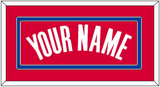 Los Angeles Name - Road Red (2013-2015) - Double Mat 2