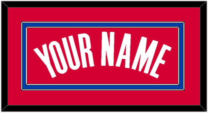 Los Angeles Name - Road Red (2013-2015) - Signature Tier 2