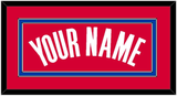 Los Angeles Name - Road Red (2013-2015) - Double Mat 2