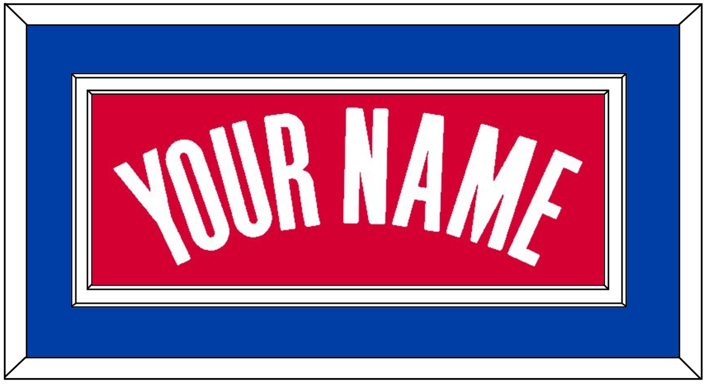 Los Angeles Name - Road Red (2013-2015) - Signature Tier 3
