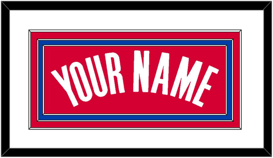 Los Angeles Name - Road Red (2013-2015) - Premier Tier 1