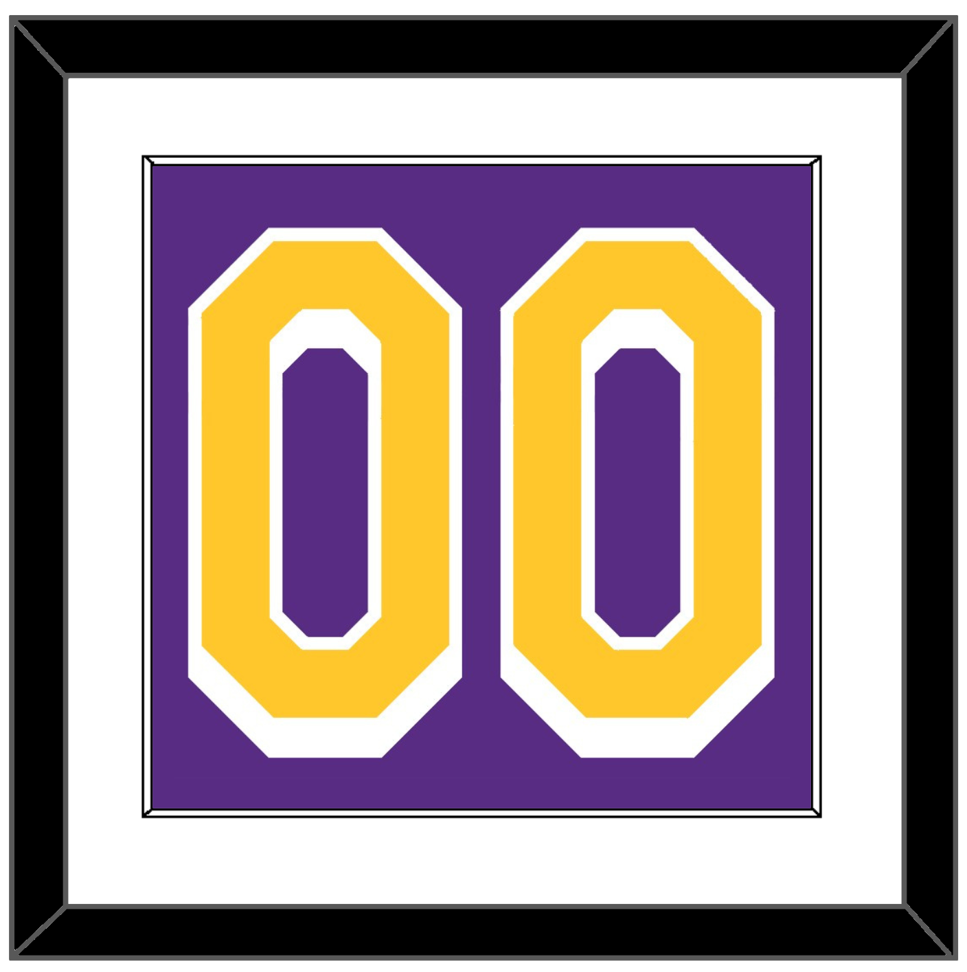 Los Angeles Number - Purple Statement - Essential Tier 1