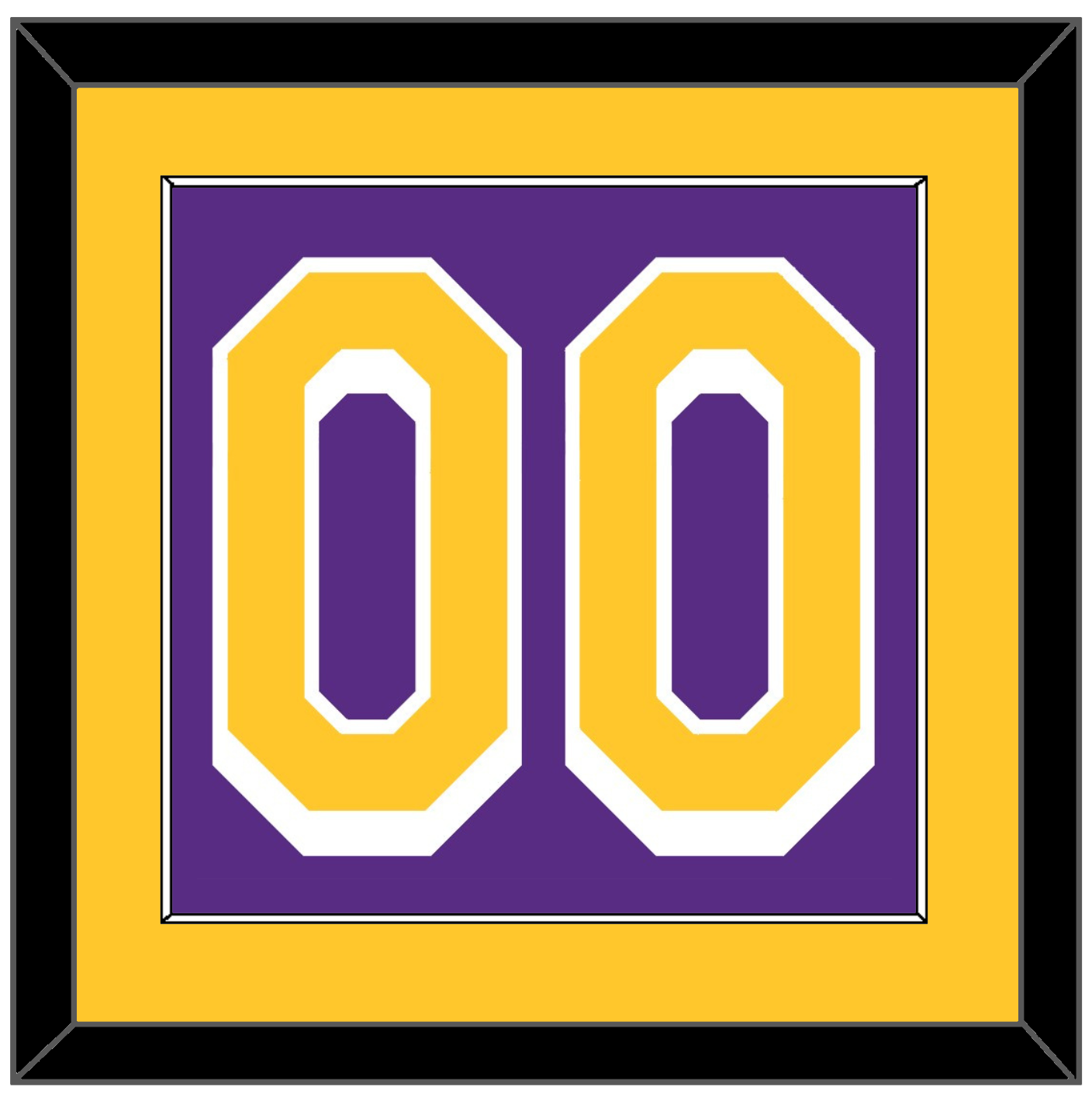 Los Angeles Number - Purple Statement - Essential Tier 2