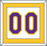 Los Angeles Number - Home White (2002-2018) - Single Mat 1