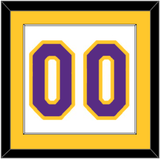 Los Angeles Number - Home White (2002-2018) - Single Mat 1