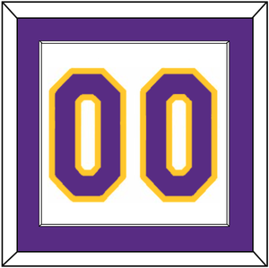 Los Angeles Number - Home White (2002-2018) - Single Mat 2