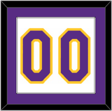 Los Angeles Number - Home White (2002-2018) - Single Mat 2