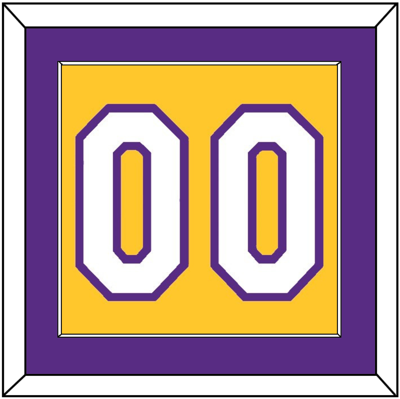 Los Angeles Number - Home Yellow (1999-2018) - Essential Tier 2