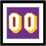 Los Angeles Number - Road Purple (1978-1997) - Single Mat 1