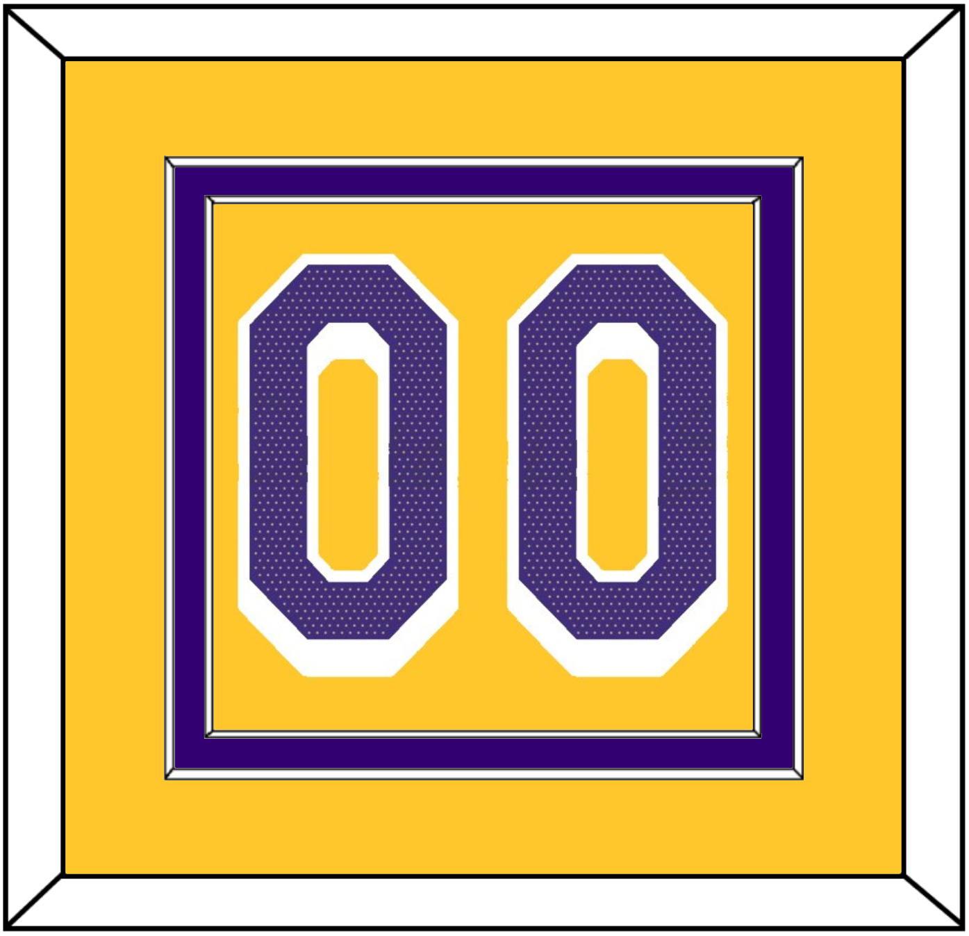 Los Angeles Number - Yellow Icon - Signature Tier 2