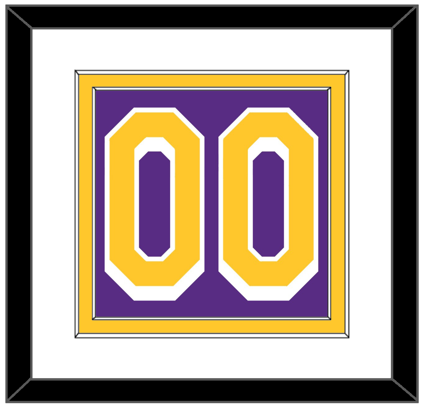 Los Angeles Number - Purple Statement - Signature Tier 1