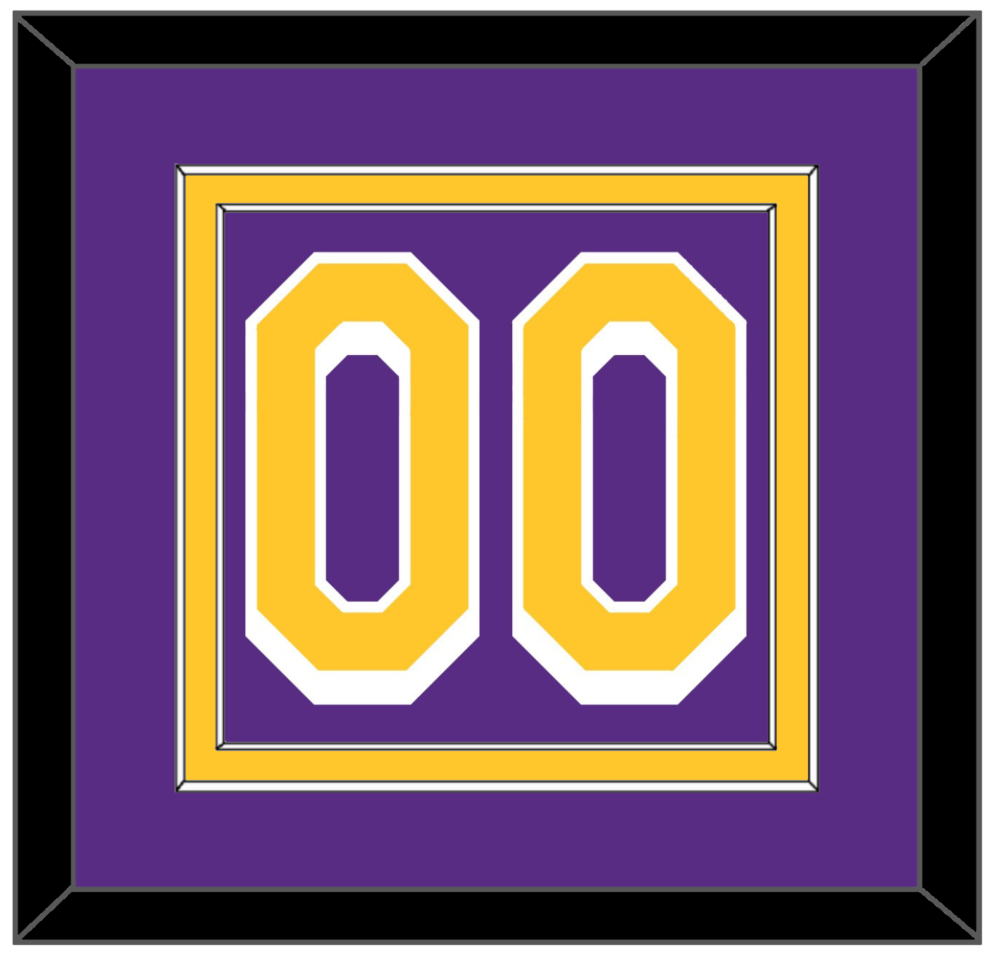 Los Angeles Number - Purple Statement - Signature Tier 2