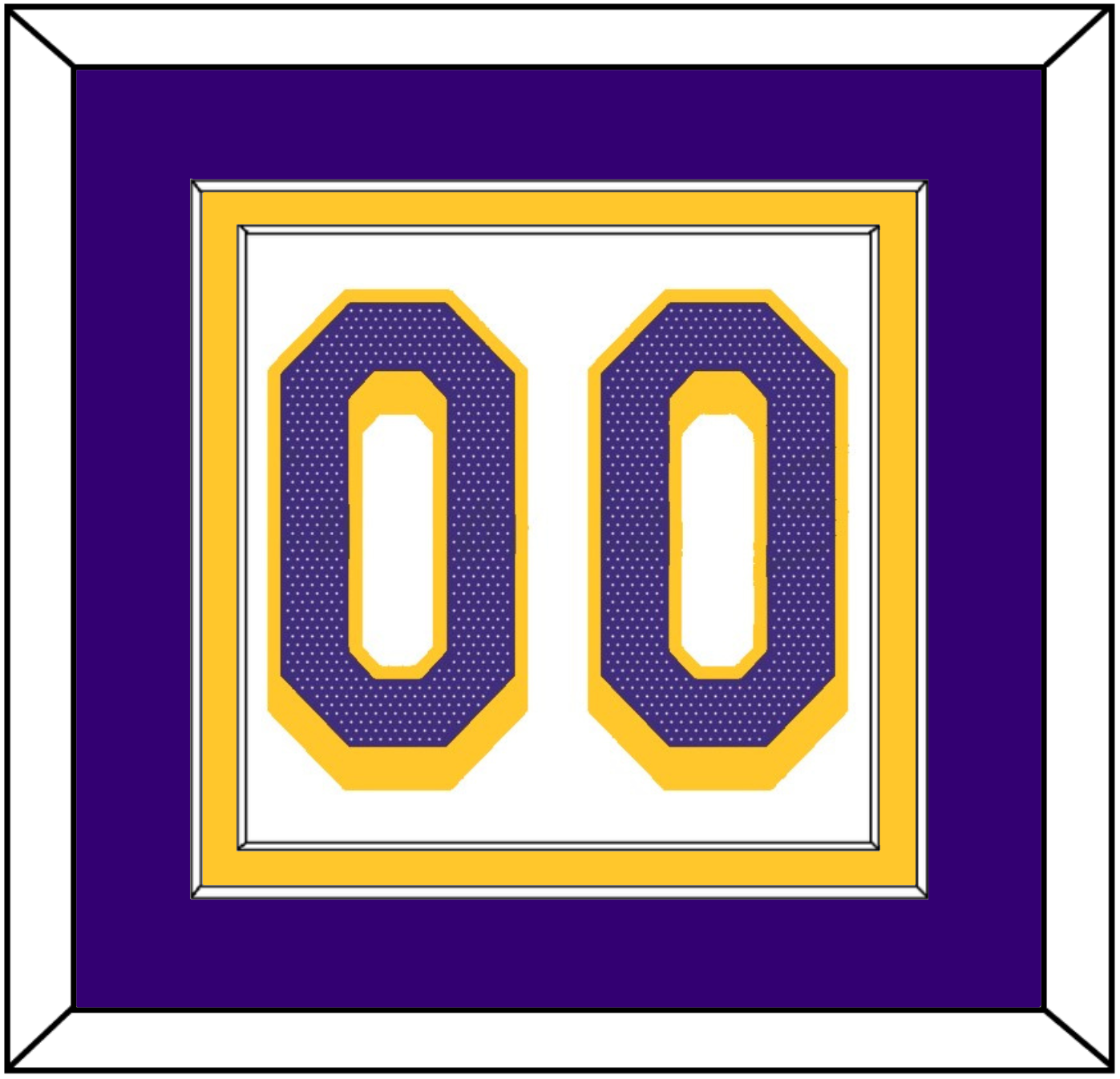 Los Angeles Number - White Association - Signature Tier 3