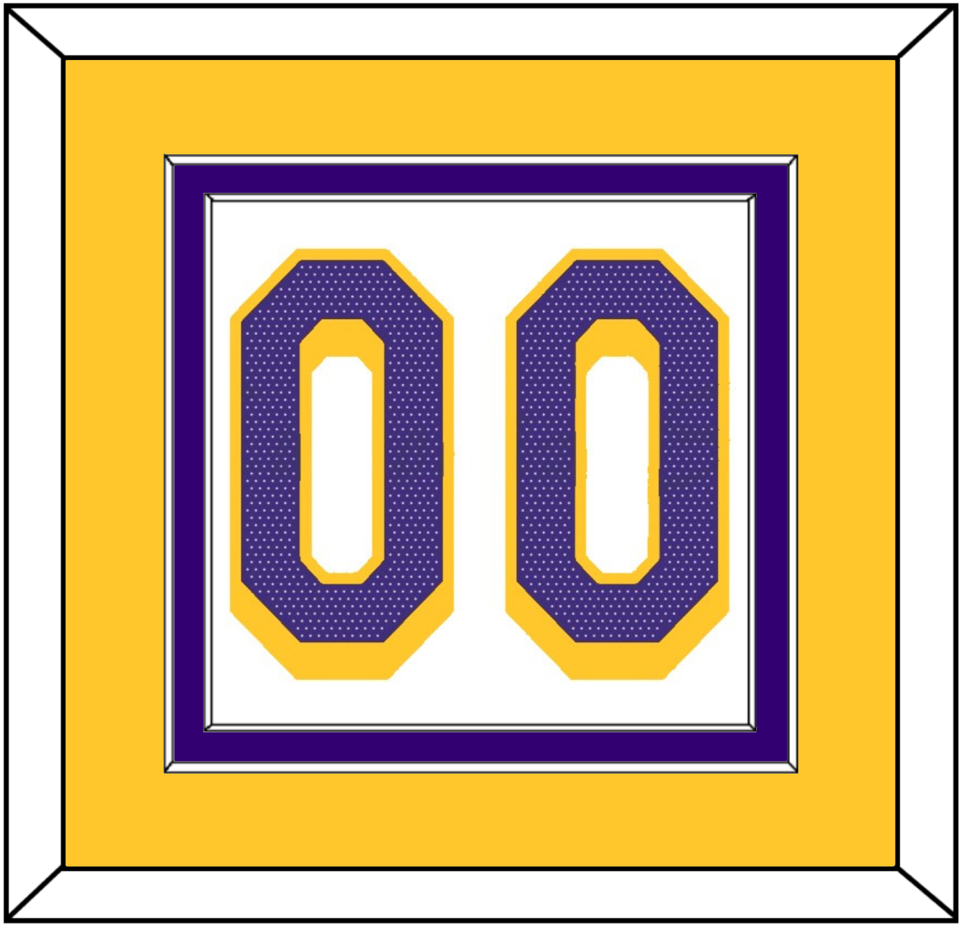 Los Angeles Number - White Association - Signature Tier 4