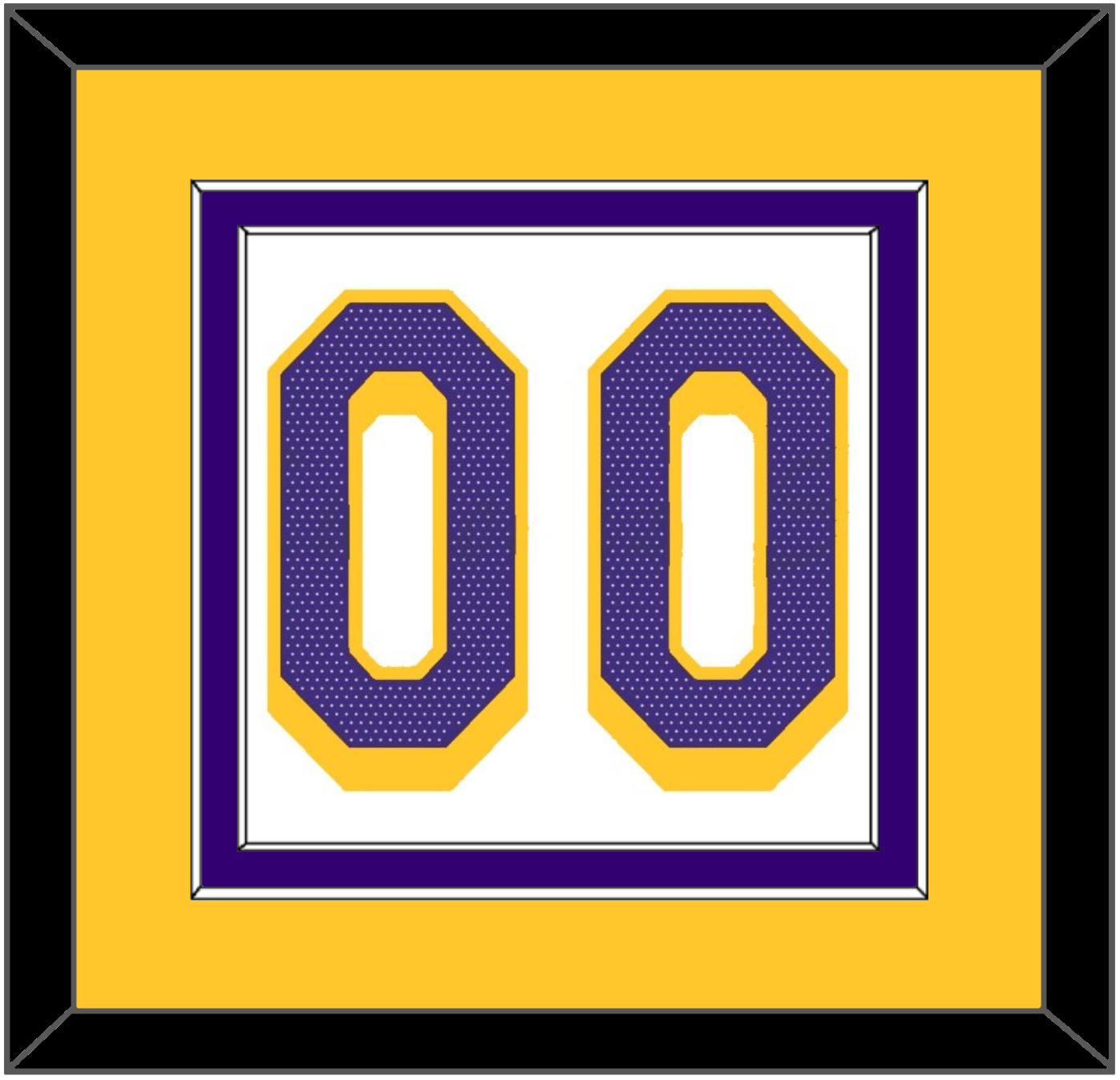 Los Angeles Number - White Association - Signature Tier 4