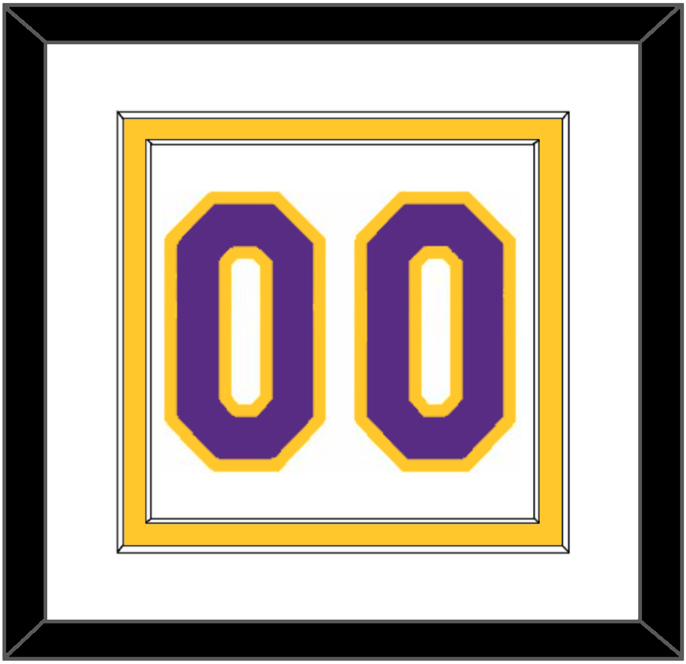 Los Angeles Number - Home White (2002-2018) - Signature Tier 1