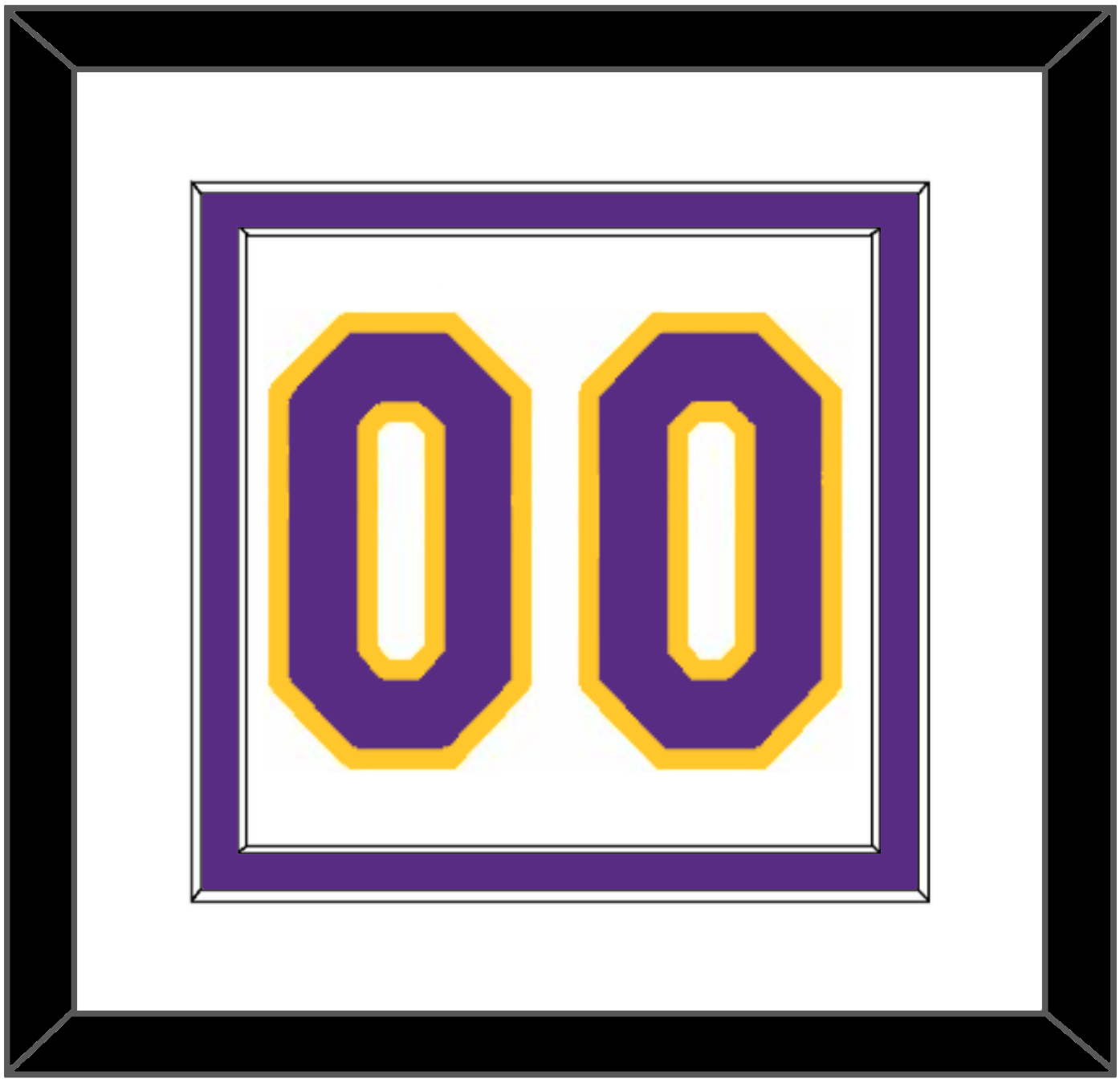 Los Angeles Number - Home White (2002-2018) - Signature Tier 2