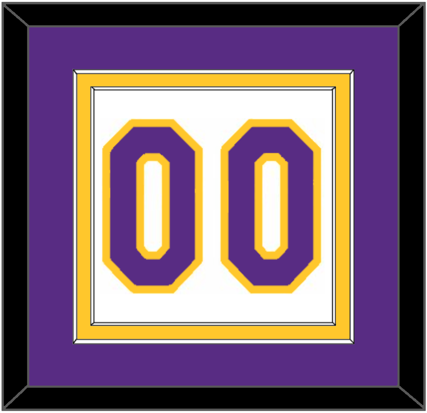 Los Angeles Number - Home White (2002-2018) - Signature Tier 3