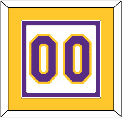 Los Angeles Number - Home White (2002-2018) - Signature Tier 4