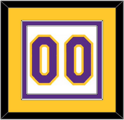 Los Angeles Number - Home White (2002-2018) - Signature Tier 4