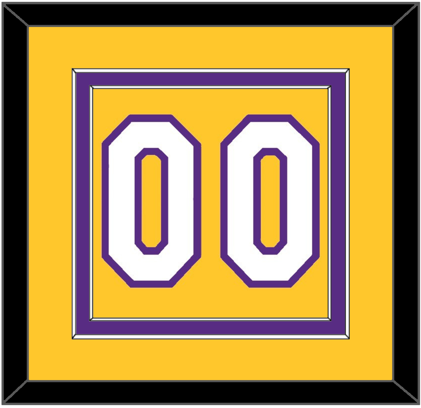 Los Angeles Number - Home Yellow (1999-2018) - Signature Tier 2