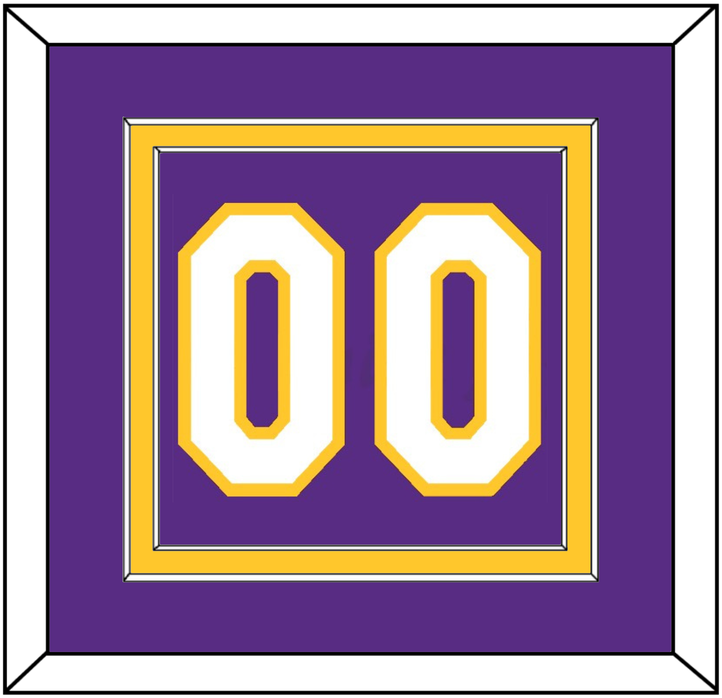 Los Angeles Number - Road Purple (1999-2004) - Signature Tier 2