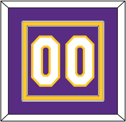 Los Angeles Number - Road Purple (1999-2004) - Signature Tier 2